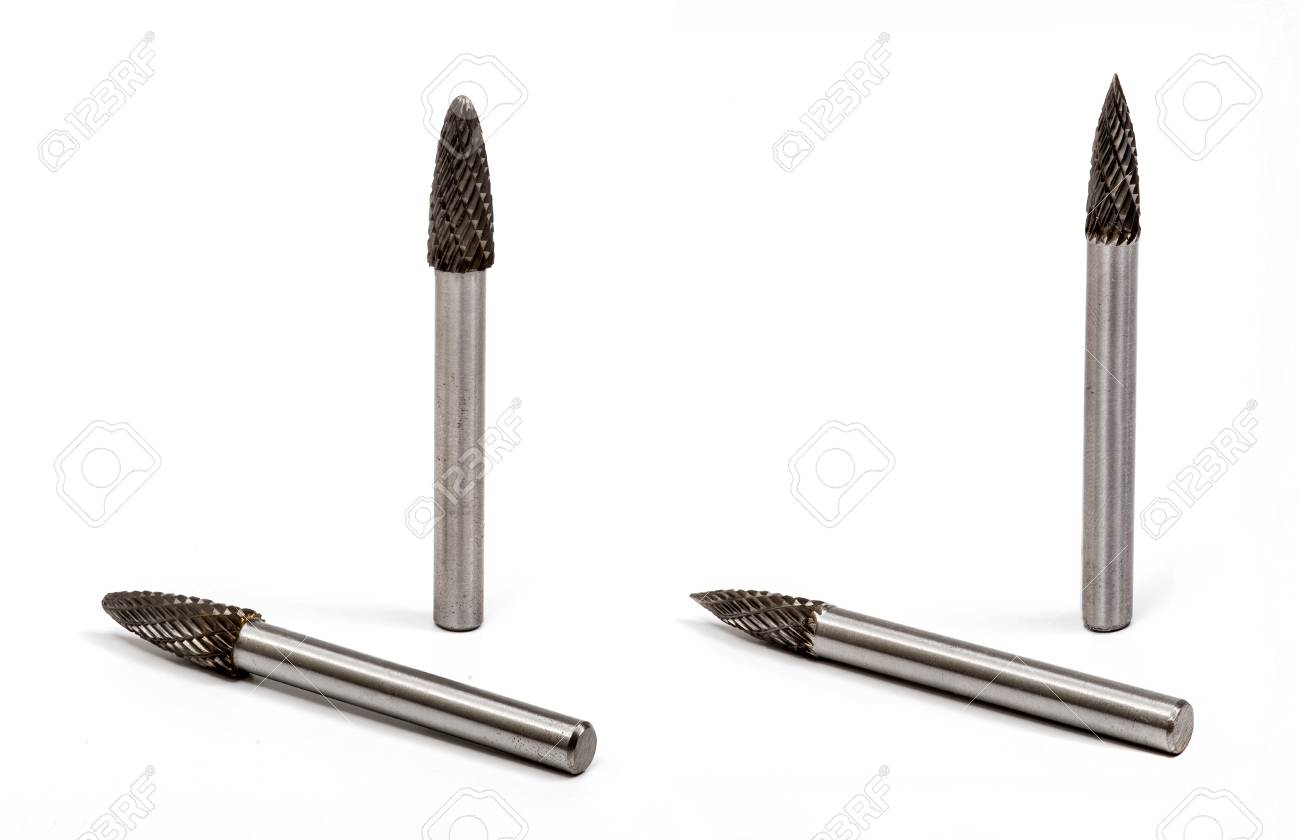 Grinding and polishing sanding drill bit on white background - 74305139 Grinding and polishing sanding drill bit on white background - 74305139