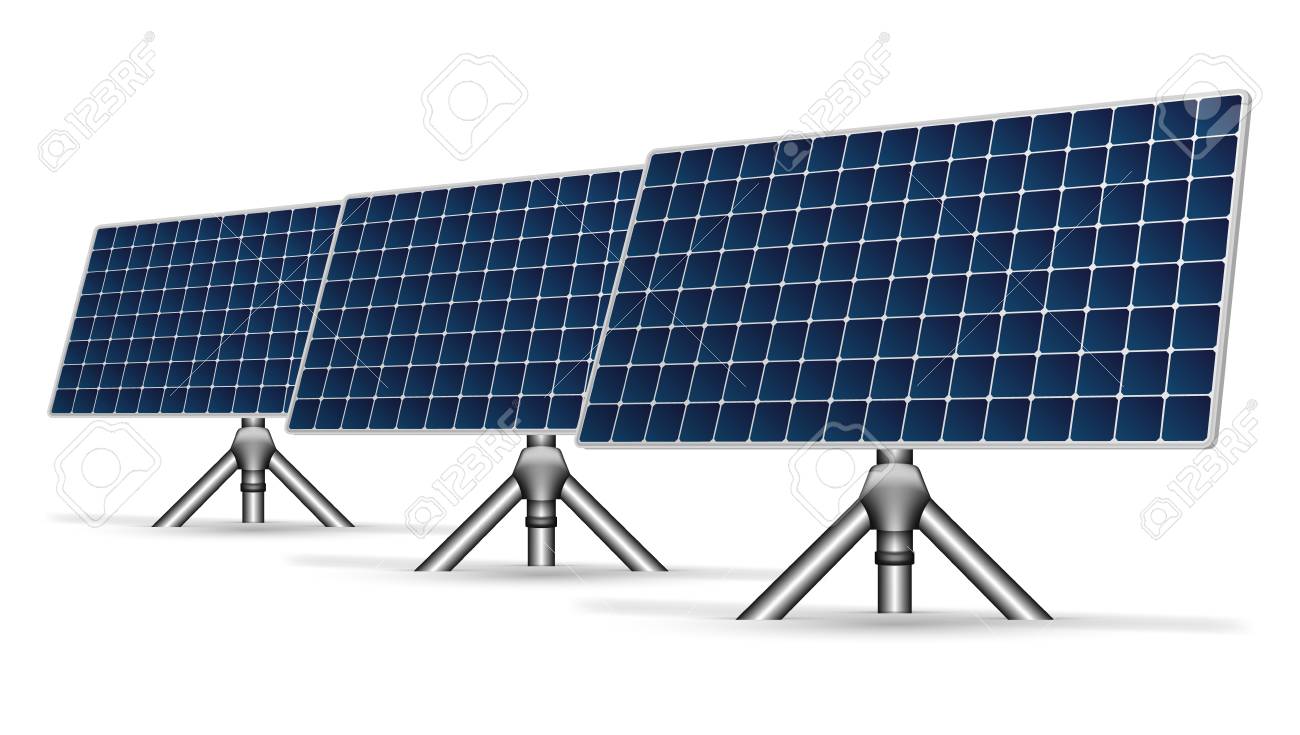 シンプルなソーラー パネル のイラスト素材 ベクタ Image