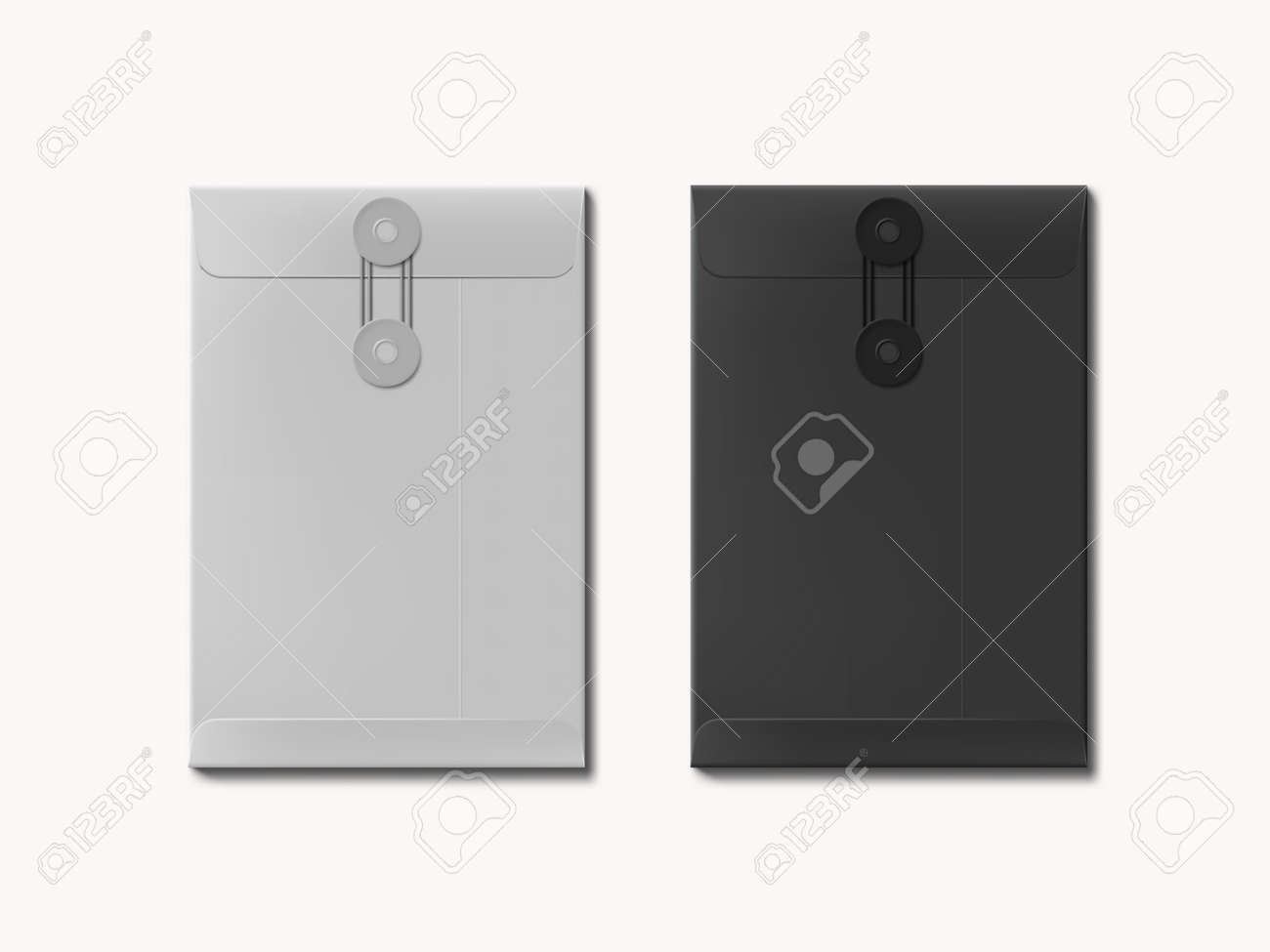 Black And White Paper A4 Or C4 Size Envelope - 169410478 Black And White Paper A4 Or C4 Size Envelope - 169410478
