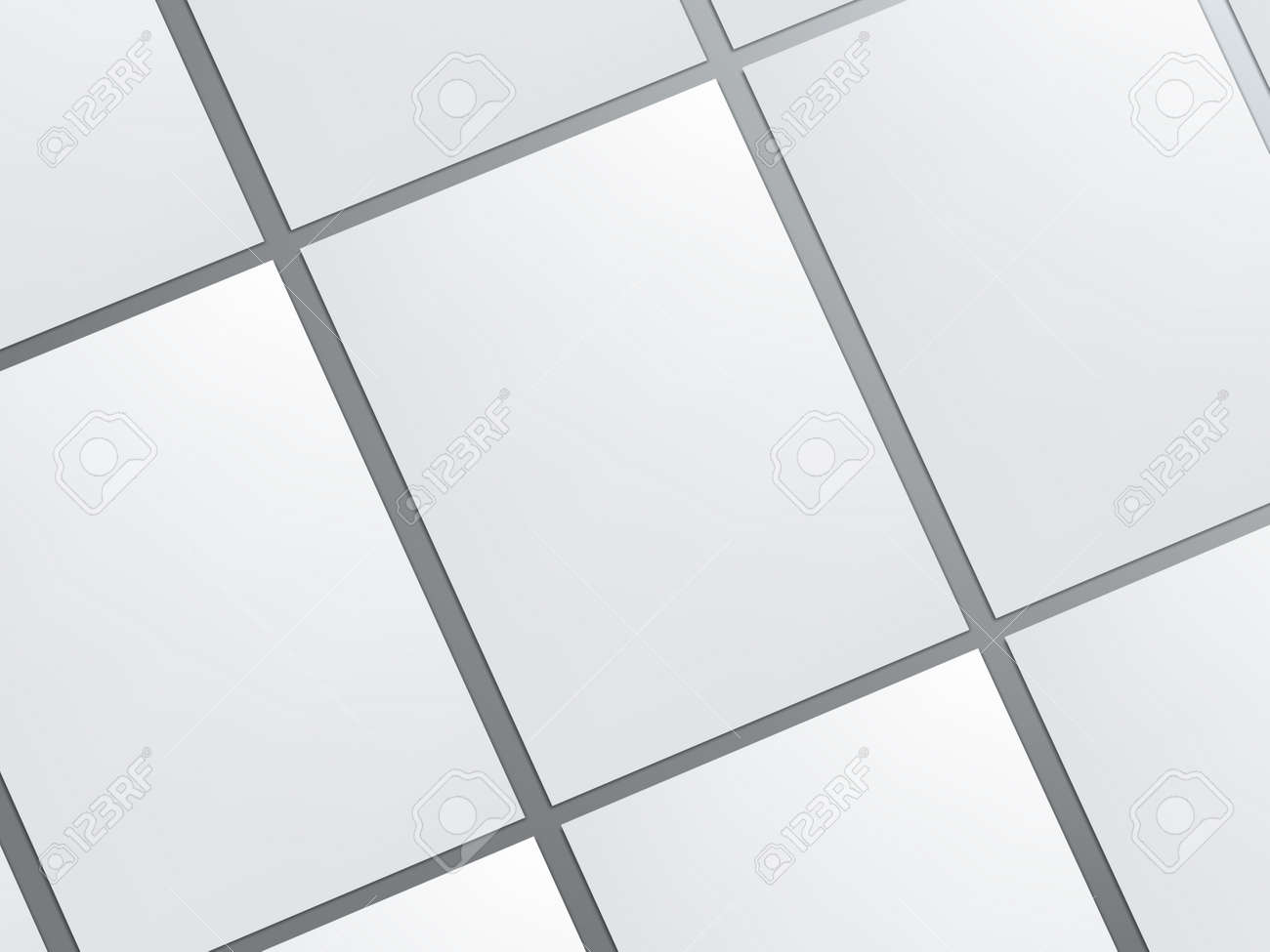 Many Blank Portrait A4 White Paper On Gray - 169410480 Many Blank Portrait A4 White Paper On Gray - 169410480