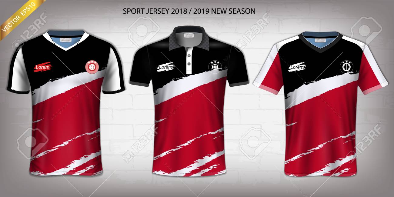 Download Soccer Jersey And T Shirt Sport Mockup Template Graphic Design Royalty Free Cliparts Vectors And Stock Illustration Image 116413071