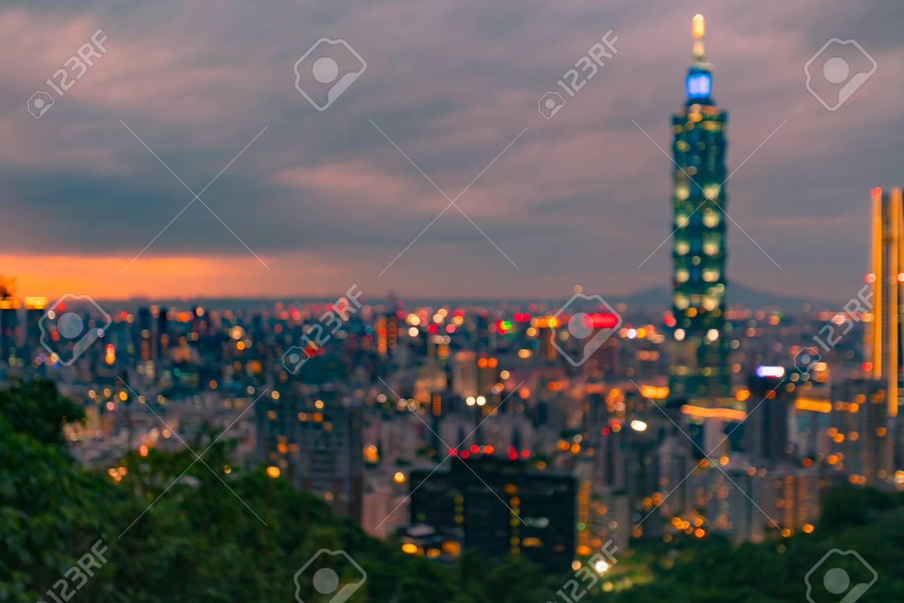 Night Taiwan Blur Bokeh Light Aerial View Abstract Background Stock Photo Picture And Royalty Free Image Image 111503946