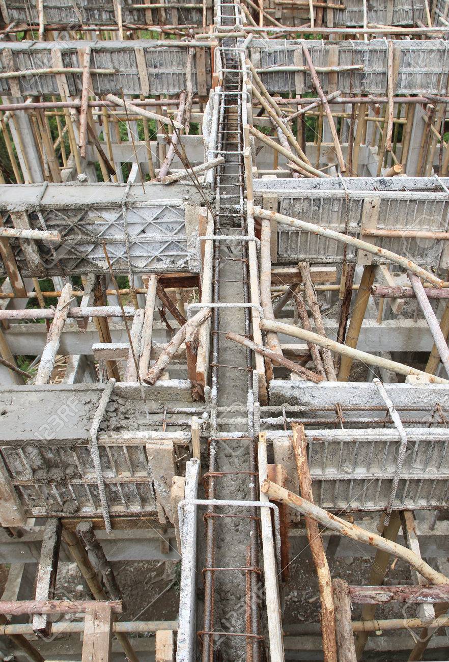 Bau Haus Verstarkung Holzernen Rahmen Fur Beton Giessen