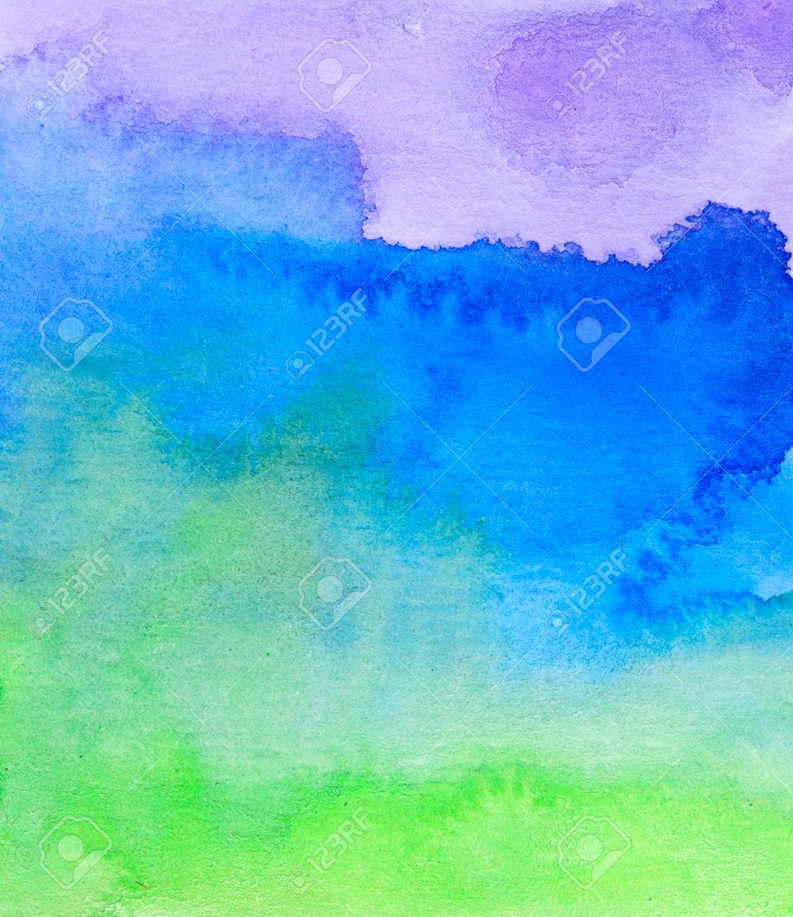 色鮮やかな青緑色の水の色の背景上の領域をコピーします の写真素材 画像素材 Image