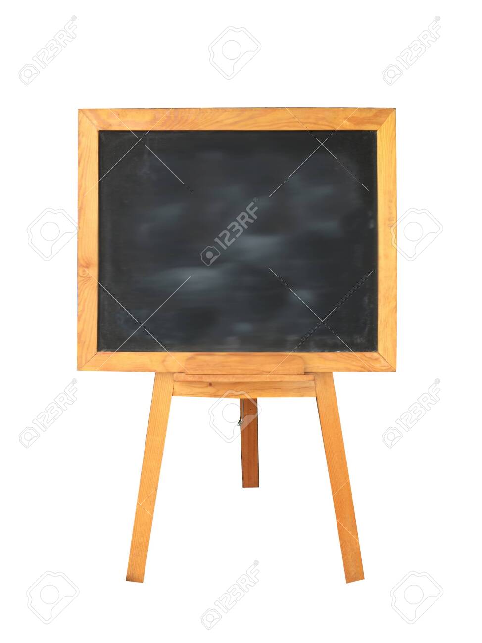 wooden black board on white background - 138579675 wooden black board on white background - 138579675