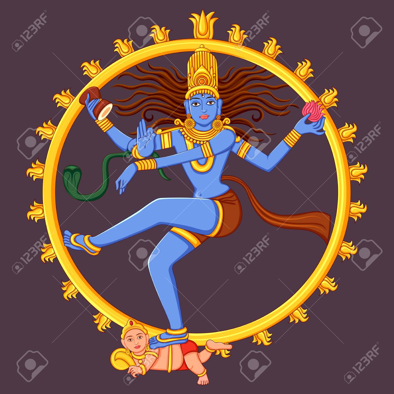 Statue Of Indian Lord Shiva Nataraja Sculpture Royalty Free SVG ...