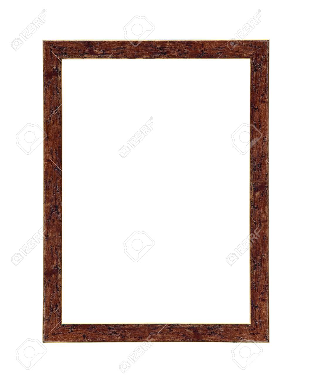 Klassische Braun Malerei Leinwand Rahmen Isoliert Auf Weissem Hintergrund Lizenzfreie Fotos Bilder Und Stock Fotografie Image
