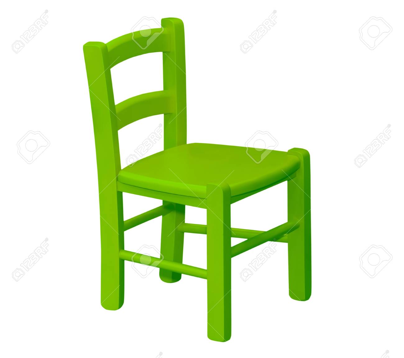 green kids chair