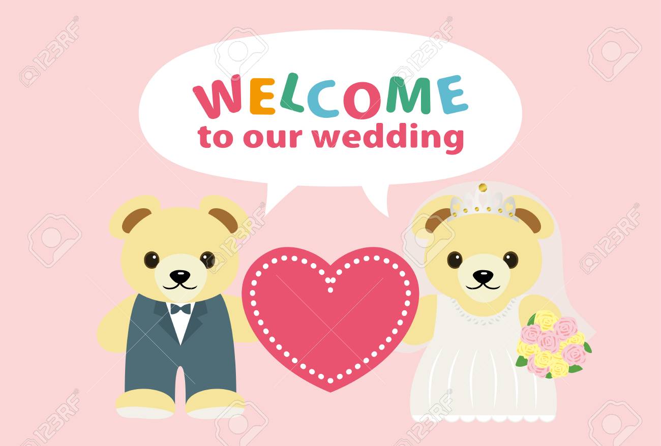 wedding invitation card of