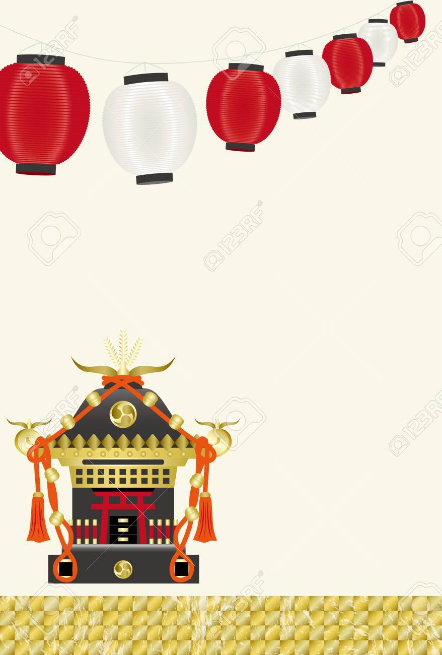 夏と日本の秋祭りのイラスト素材 ベクタ Image 夏と日本の秋祭りのイラスト素材 ベクタ Image