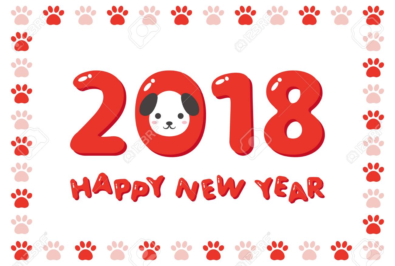 japanese new years card in 2018 royalty free cliparts vectors and japanese new years card