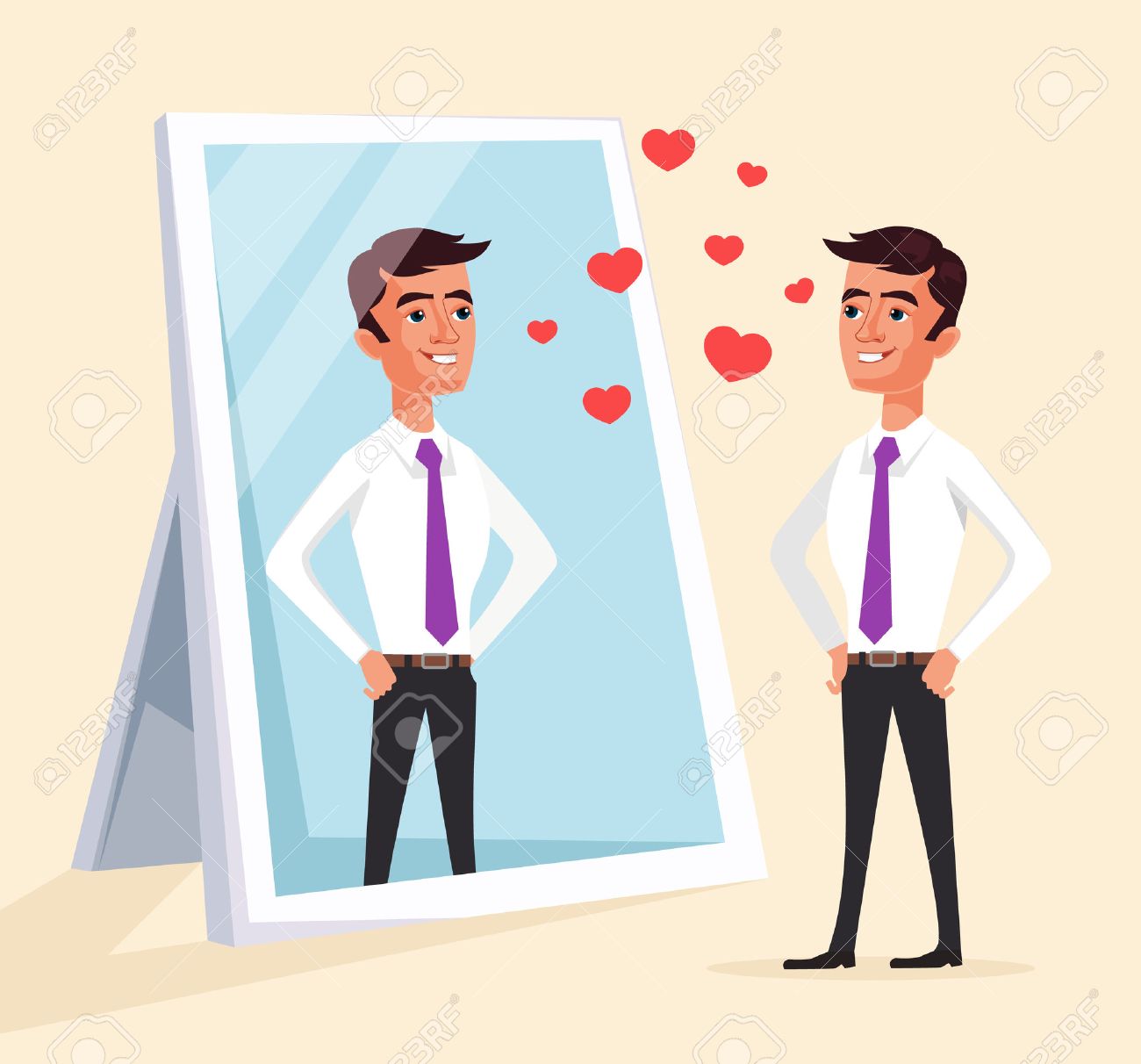 Narcissistic Man Character Looks At Mirror. Vector Flat Cartoon Illustration Royalty Free SVG, Cliparts, Vectors, And Stock Illustration. Image 64259792. Narcissistic Man Character Looks At Mirror. Vector Flat Cartoon Illustration Royalty Free SVG, Cliparts, Vectors, And Stock Illustration. Image 64259792.