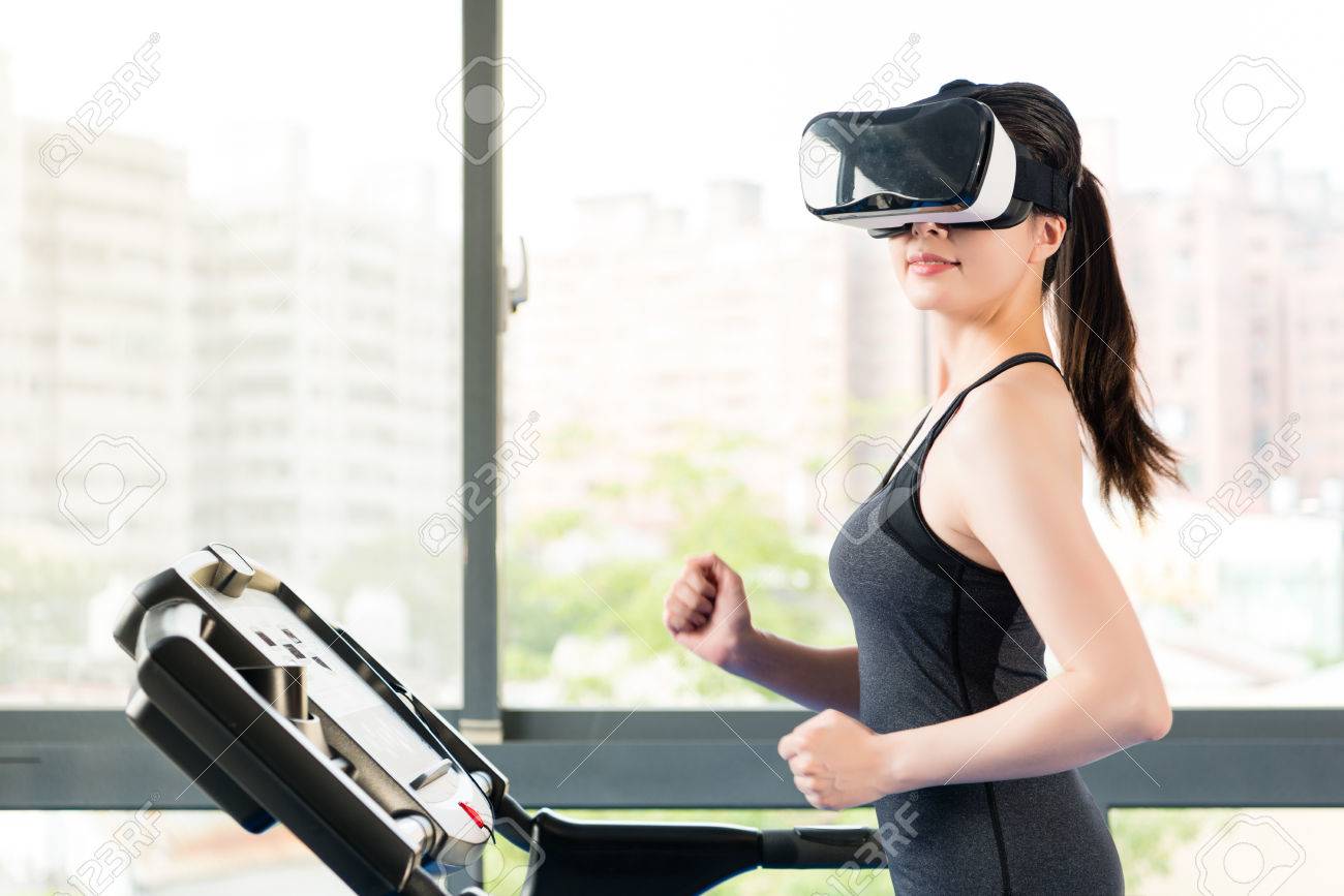 virtual running machine