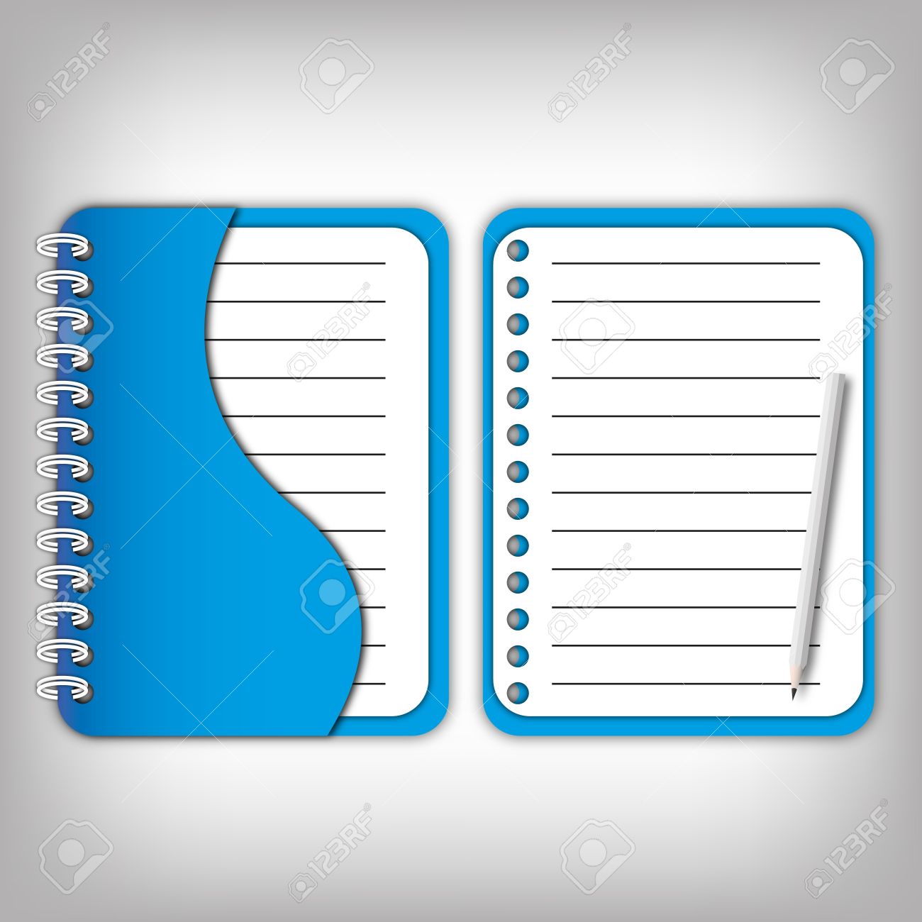notebook page design