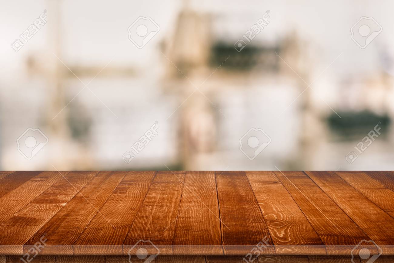 Wooden Tabletop Perspective For Product Placement Or Montage With Focus To  Table. Wooden Board Surface. Stock Photo, Picture and Royalty Free Image.  Image 83661588., image size:1300x866