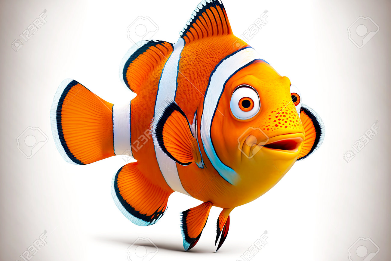 Step-by-Step Guide to Drawing a Cute Tropical Fish, image size:1300x867