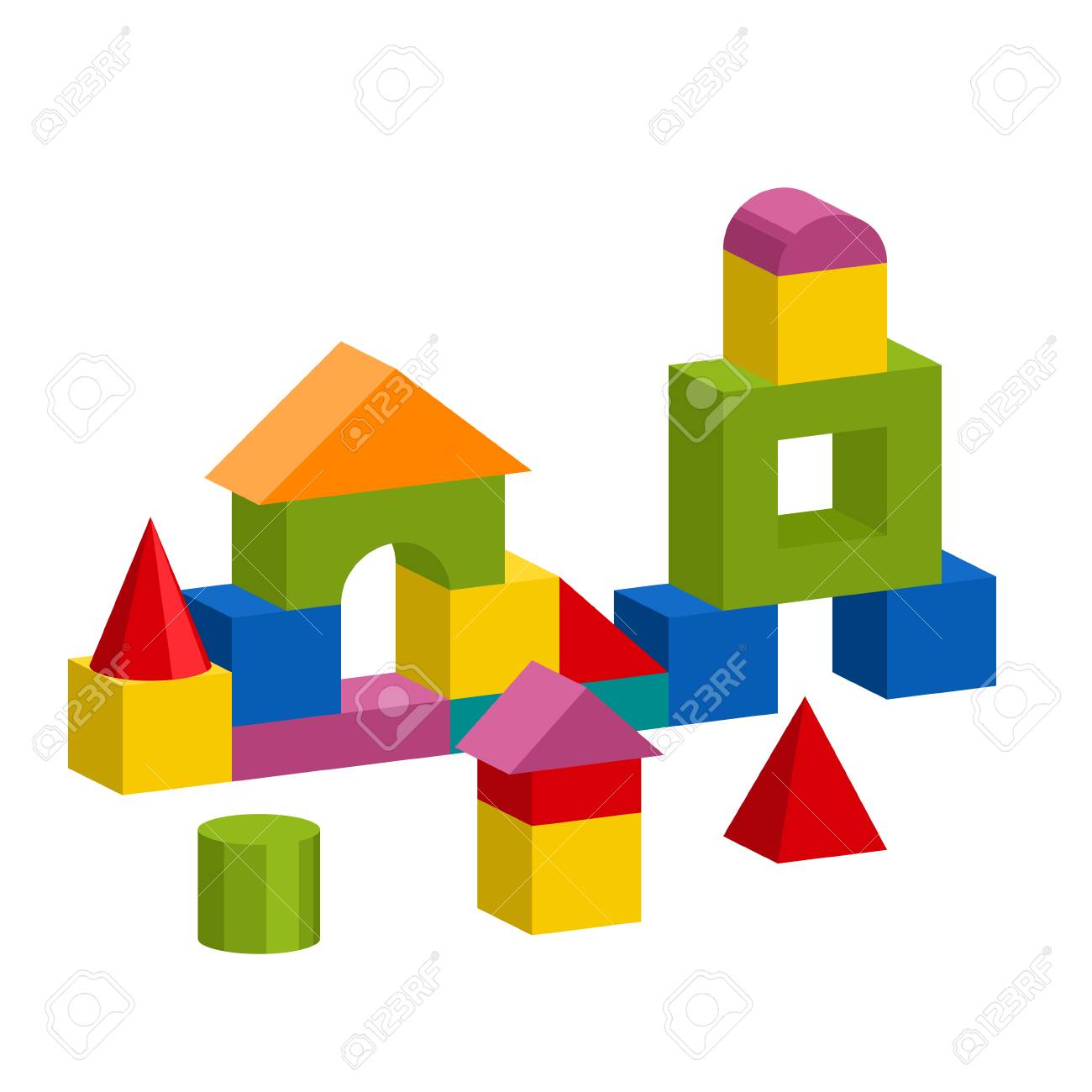 childrens building bricks