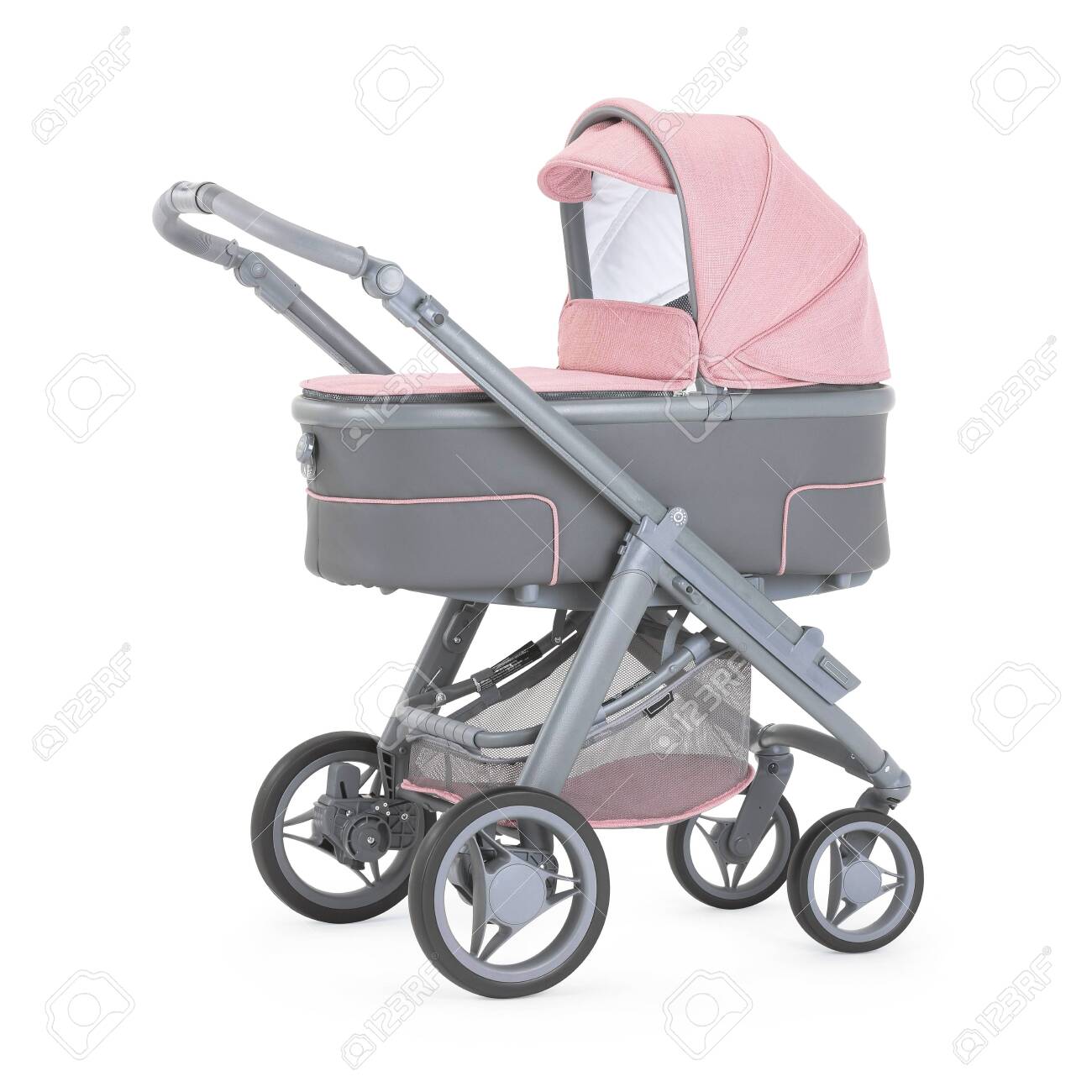 gray pushchair