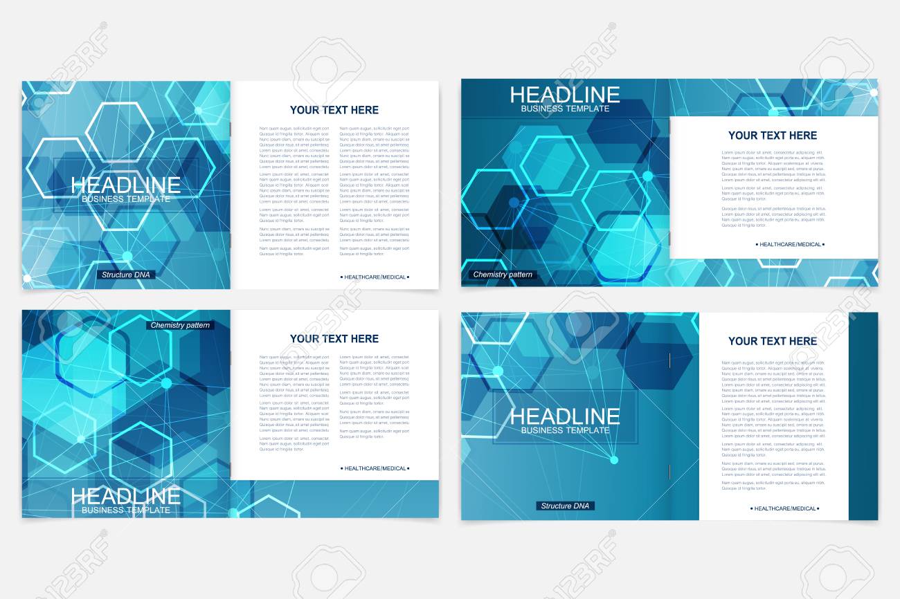 scientific templates square brochure magazine leaflet flyer