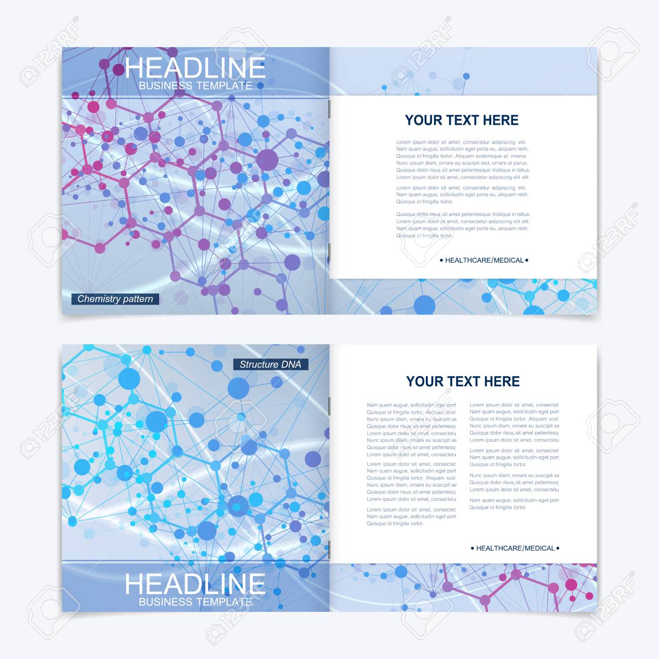 scientific templates square brochure magazine leaflet flyer