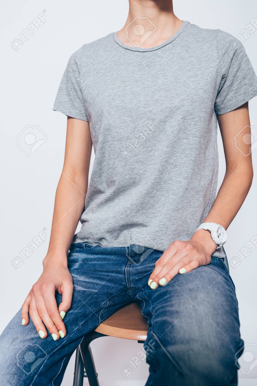 plain shirt with jeans