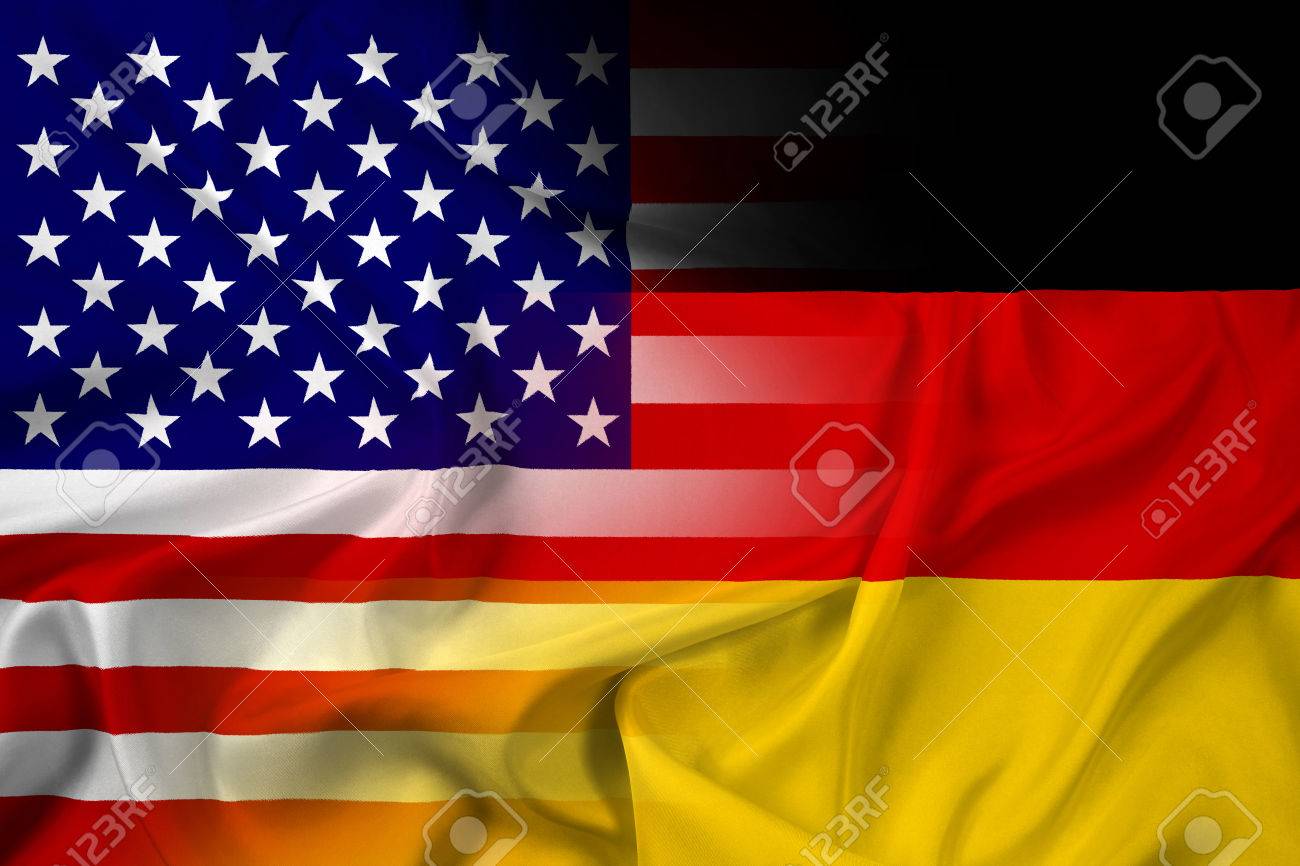 waving usa and germany