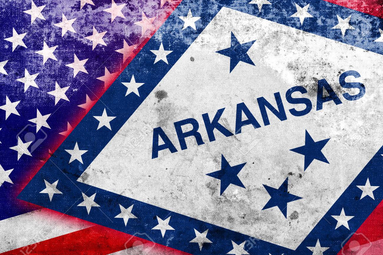 pix Pictures Of The Arkansas Flag usa and arkansas state flag with a vintage and old look
