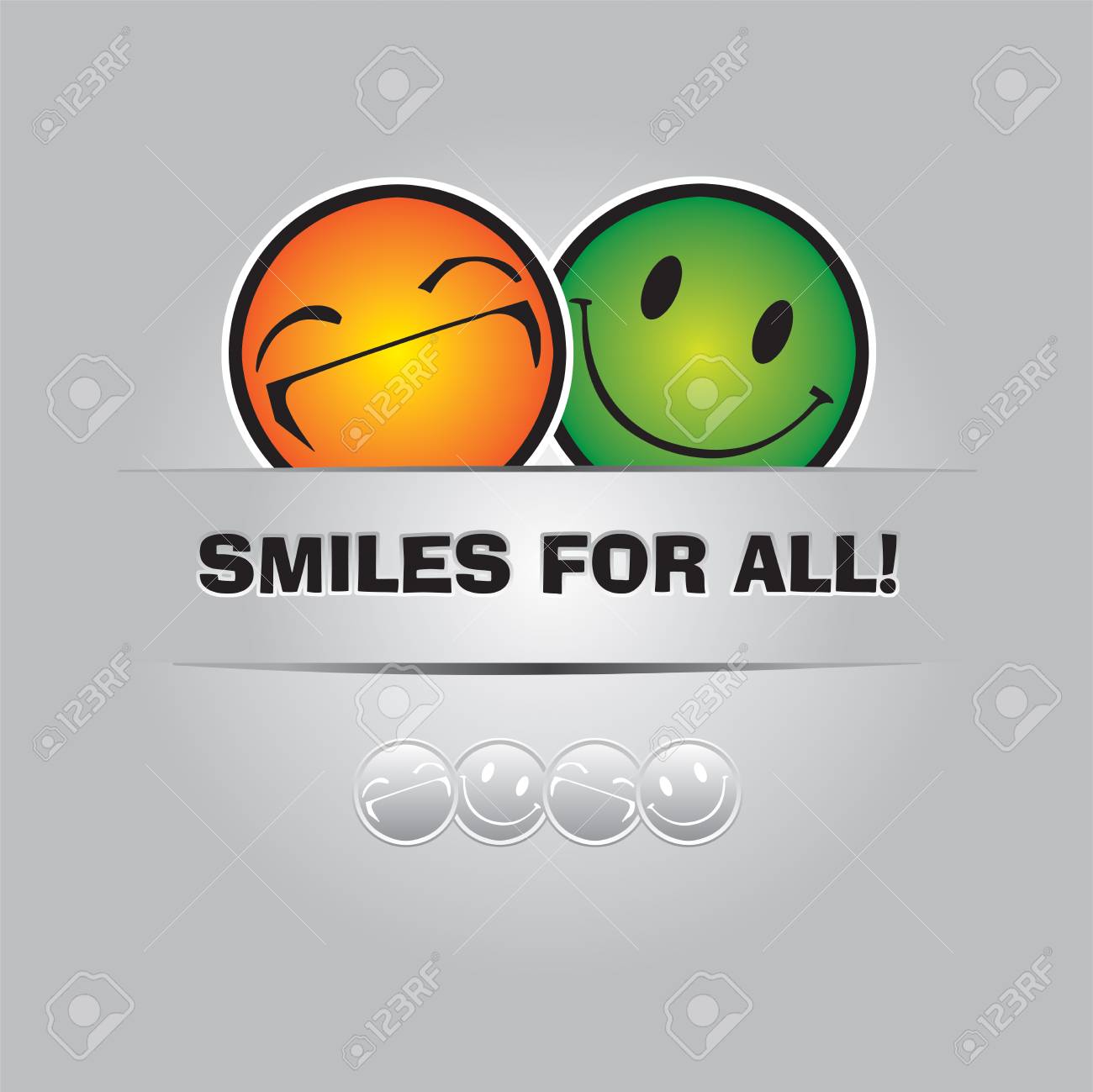 smiles for all funny greeting card in vector format royalty free smiles format