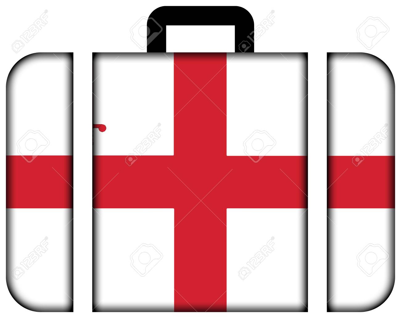 Immagini Stock Bandiera Della Citta Di Londra Inghilterra Regno Unito Concetto Di Icona Viaggio E Trasporto Della Valigia Image 64760886