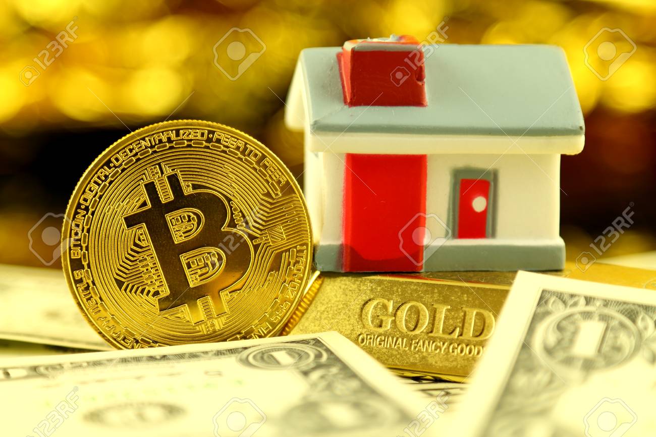 Conceptual Image For Investors In Cryptocurrency (new Virtual Money), Gold, Real  Estate And Dollars. Stock Photo, Picture and Royalty Free Image. Image  86049851.