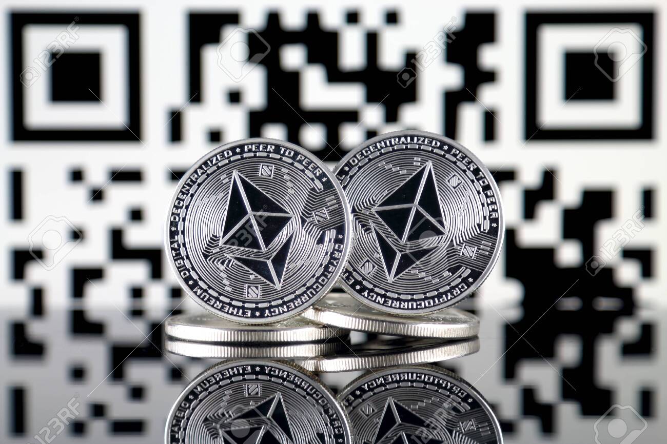 Ethereum (ETH) And QR Code (Ethereum Wallet Address) Concept. Stock Photo,  Picture and Royalty Free Image. Image 121381871.