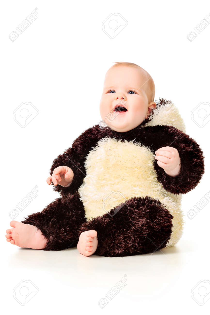baby in panda costume