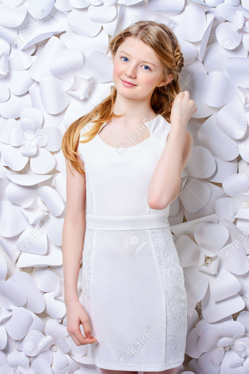 white dress for teenage girl