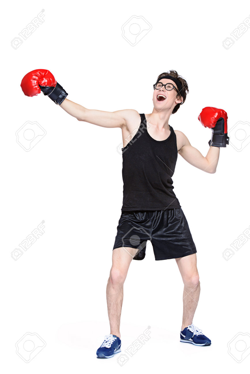Gratuit Images Drole Homme Boxeur Maigre Sports Et Concept De Sante Isole Sur actualisé salutations