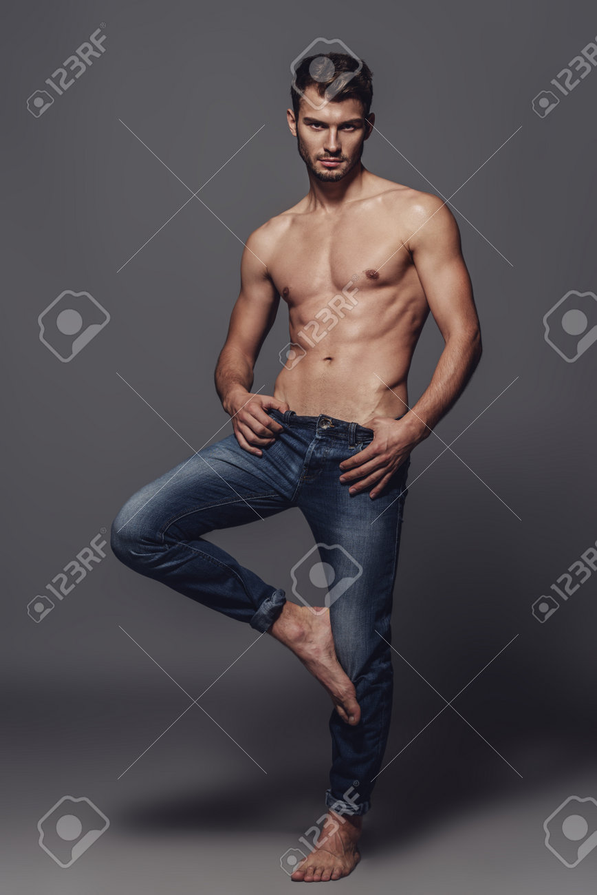 sexy male jeans