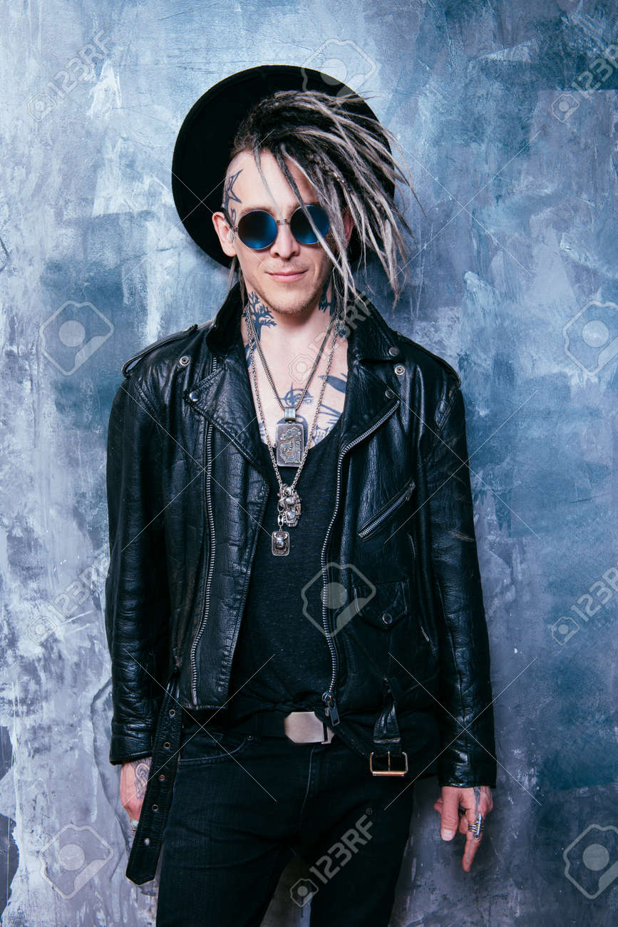 Punk outfit men Clearance