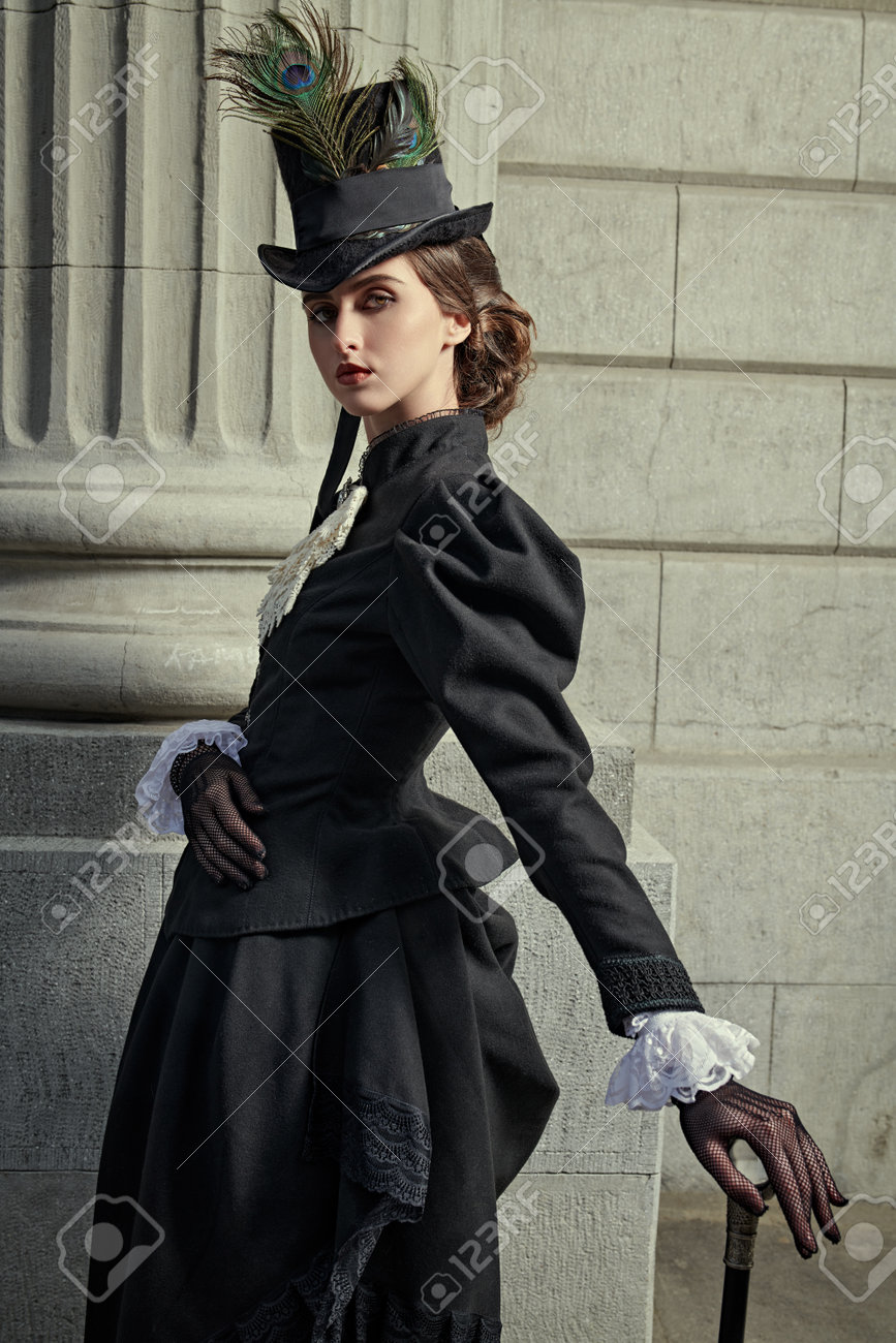 Siglo Xxi Mujeres Vestidos Del Siglo 20 Mujer Victoriana En Una