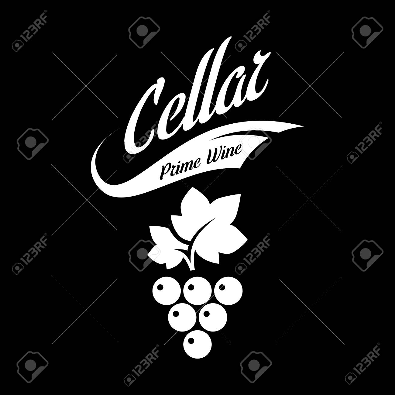Modern wine vector logo sign for tavern, restaurant, house, shop, store, club and cellar isolated on black background. Premium quality vinery logotype illustration. Fashion brand badge design template. - 126498940 Modern wine vector logo sign for tavern, restaurant, house, shop, store, club and cellar isolated on black background. Premium quality vinery logotype illustration. Fashion brand badge design template. - 126498940