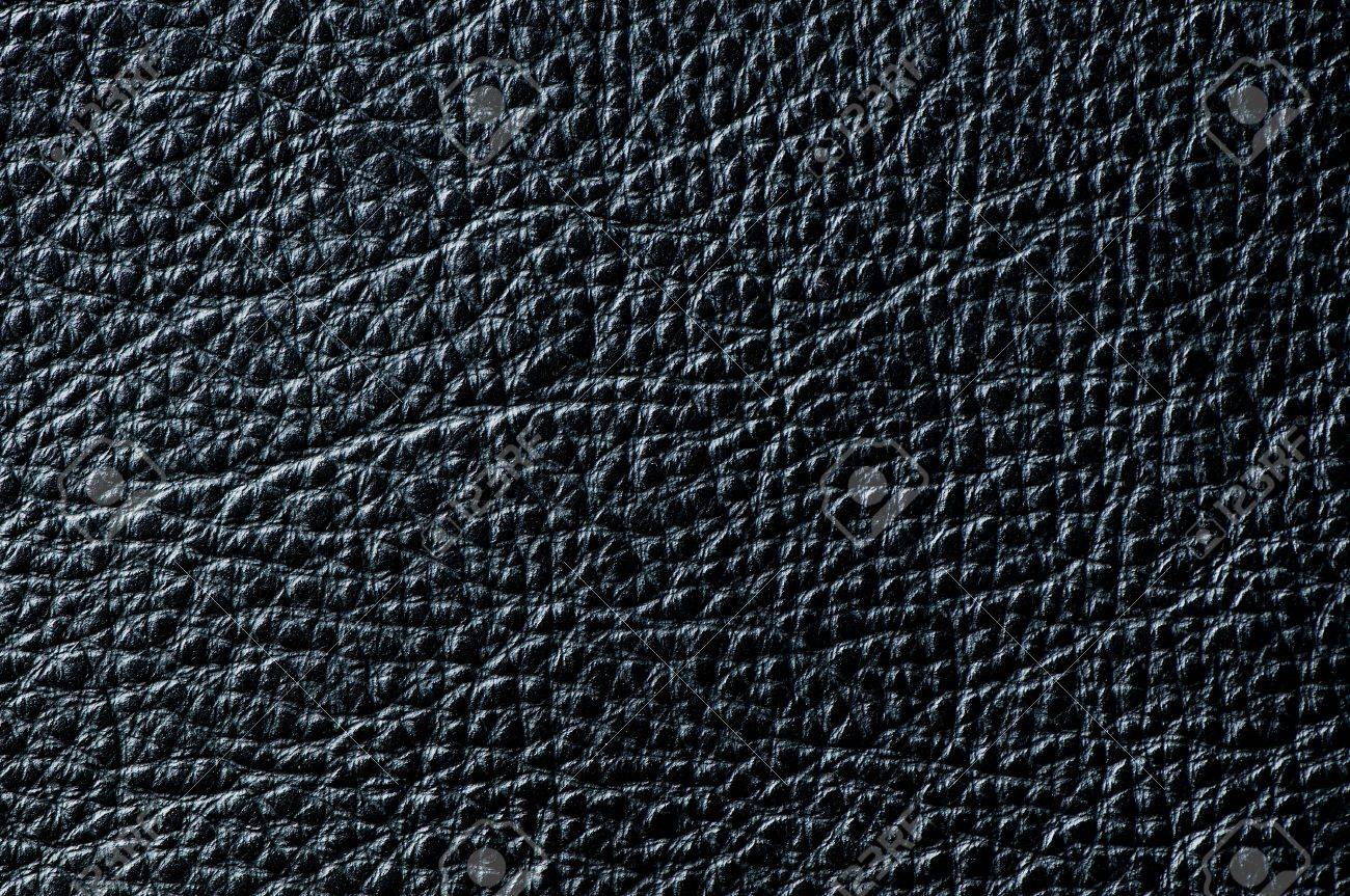 エレガントなブラック レザーのテクスチャ の写真素材 画像素材 Image