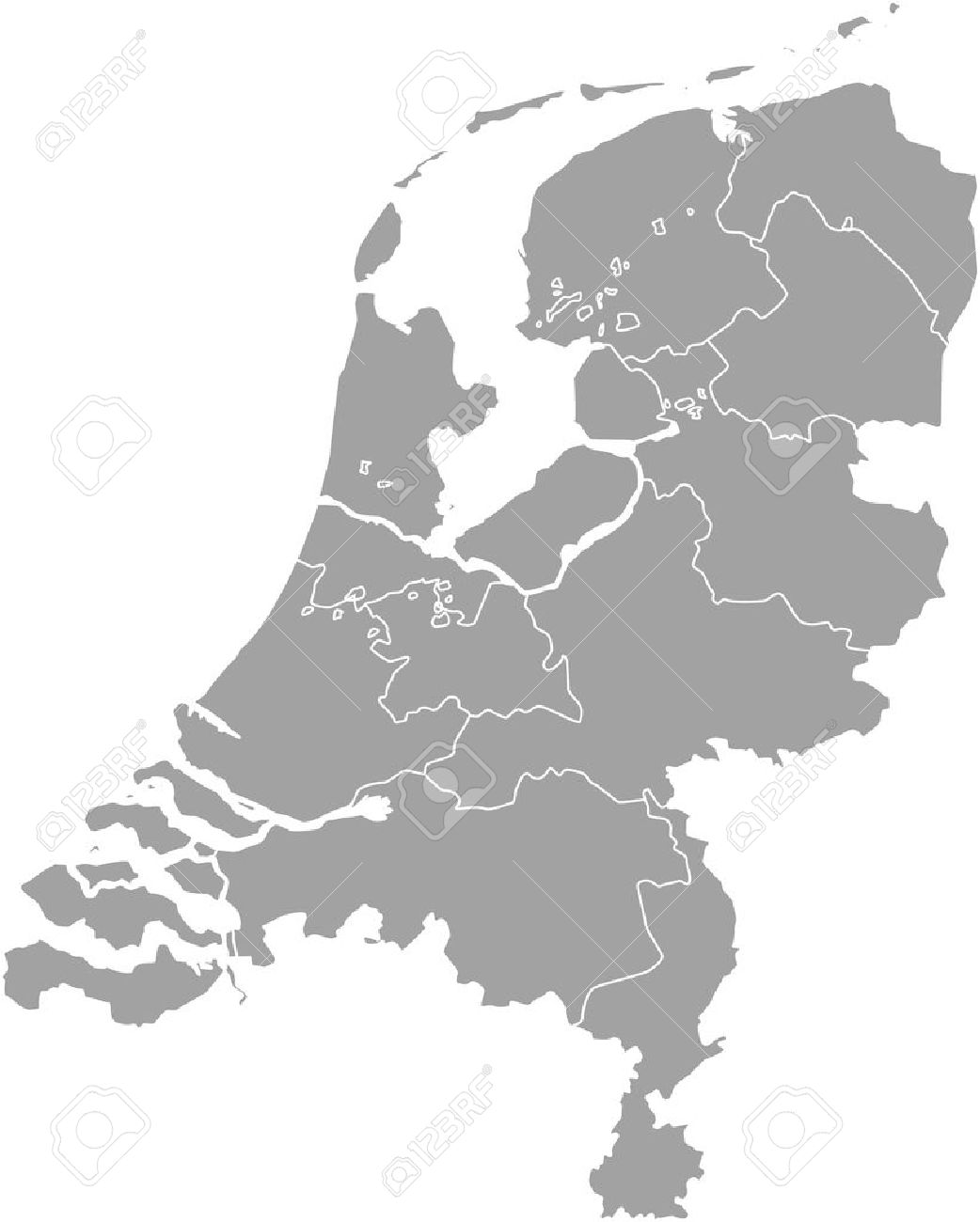 HD Wallpaper » Map Netherlands
