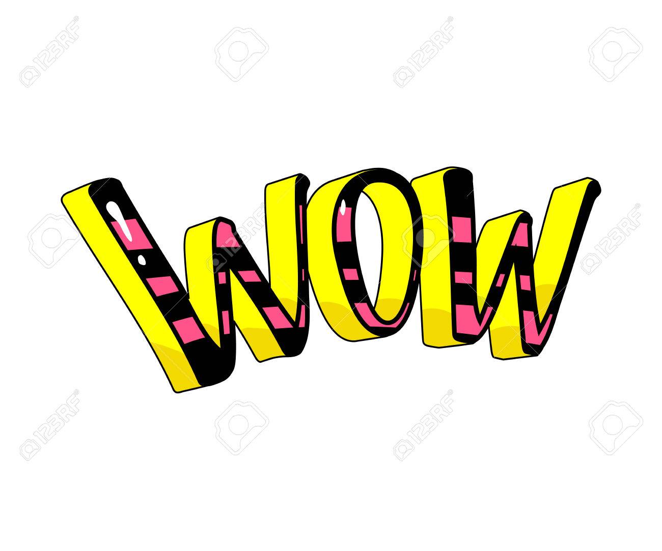 Word Isolated On White Background Fashion 80s 90s Retro Style Pop Art Cool Sticker Pin Badge Pink Stripes And Yellow Cartoon Illustration Word Isolated On White Background Fashion 80s 90s Retro Style Pop Art Cool Sticker Pin Badge Pink Stripes And Yellow Cartoon Illustration