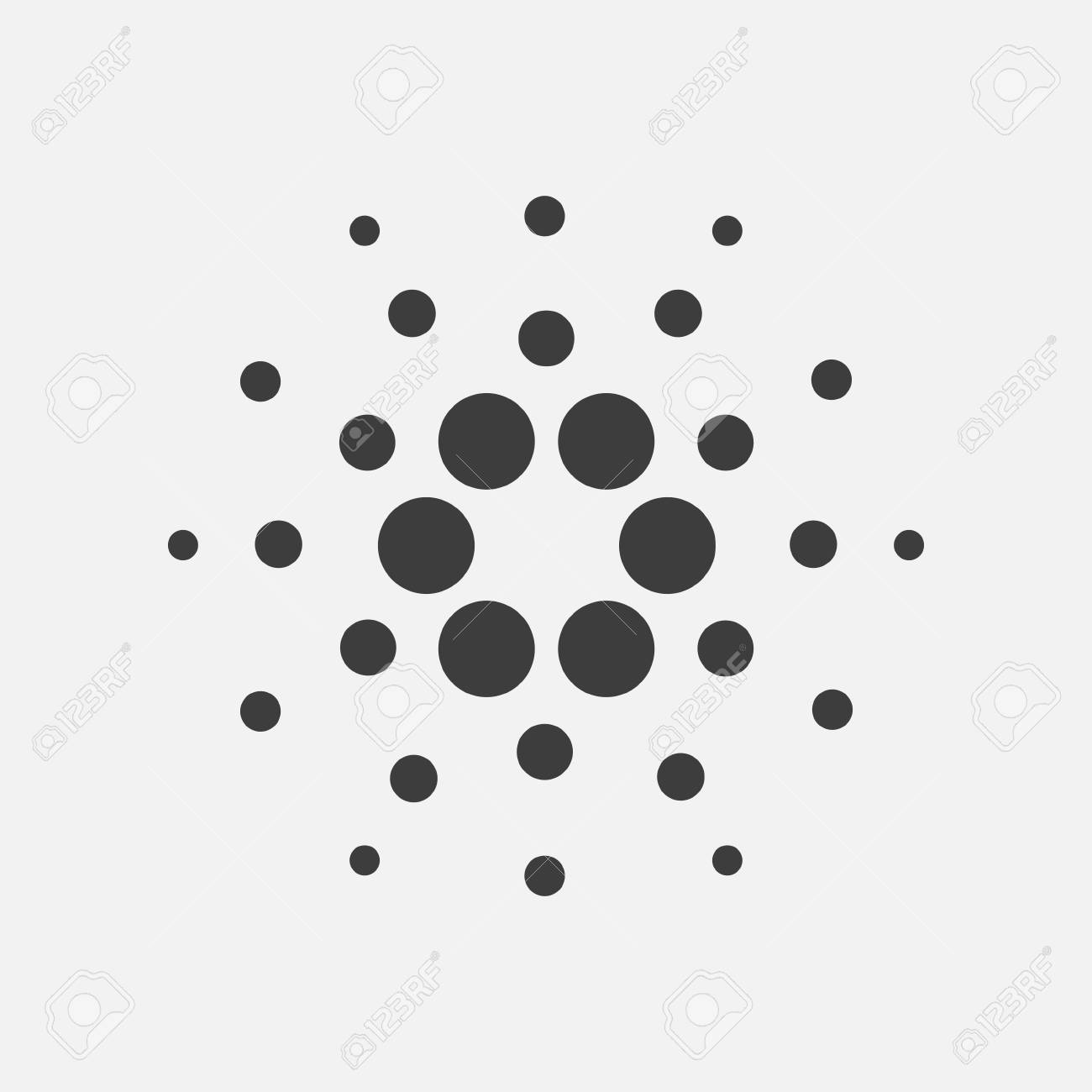 カルダノADAベクトルアイコンは、白で分離されています。暗号通貨、電子通貨、支払い、暗号通貨、ブロックチェーン記号。黒い白のロゴ、ウェブサイト、モバイルアプリ、EPSのためのフラット適応デザイン。の写真素材・画像素材  Image 94374640