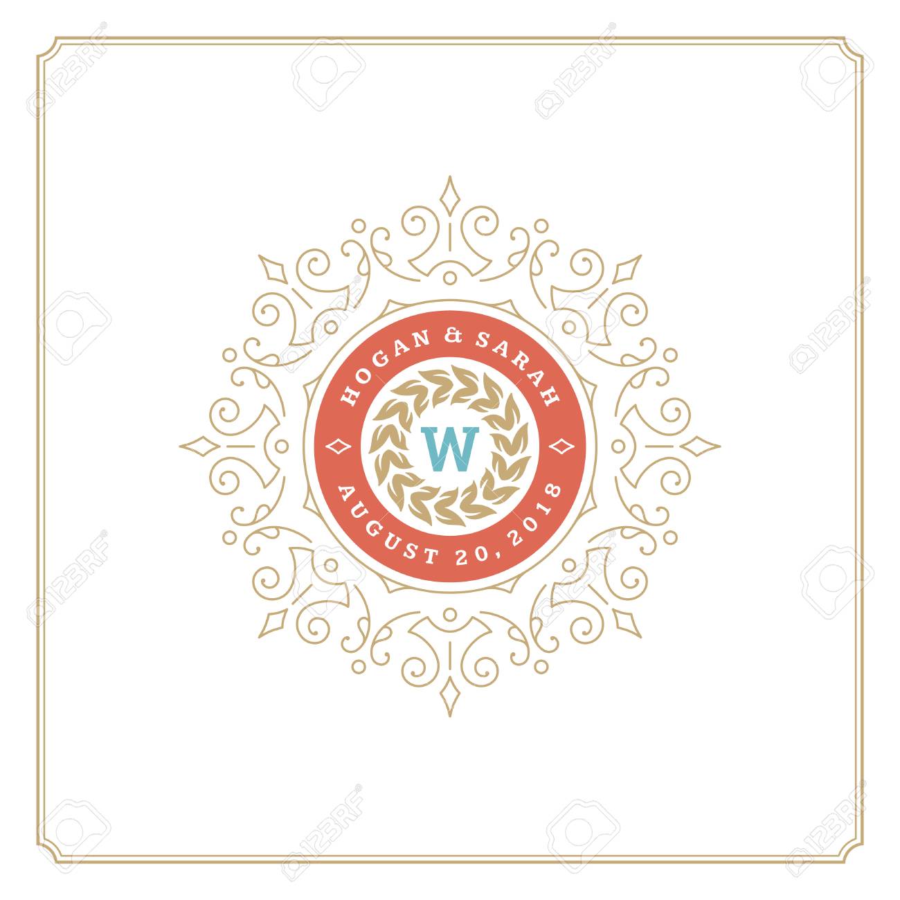 wedding save the date invitation card vector illustration wedding