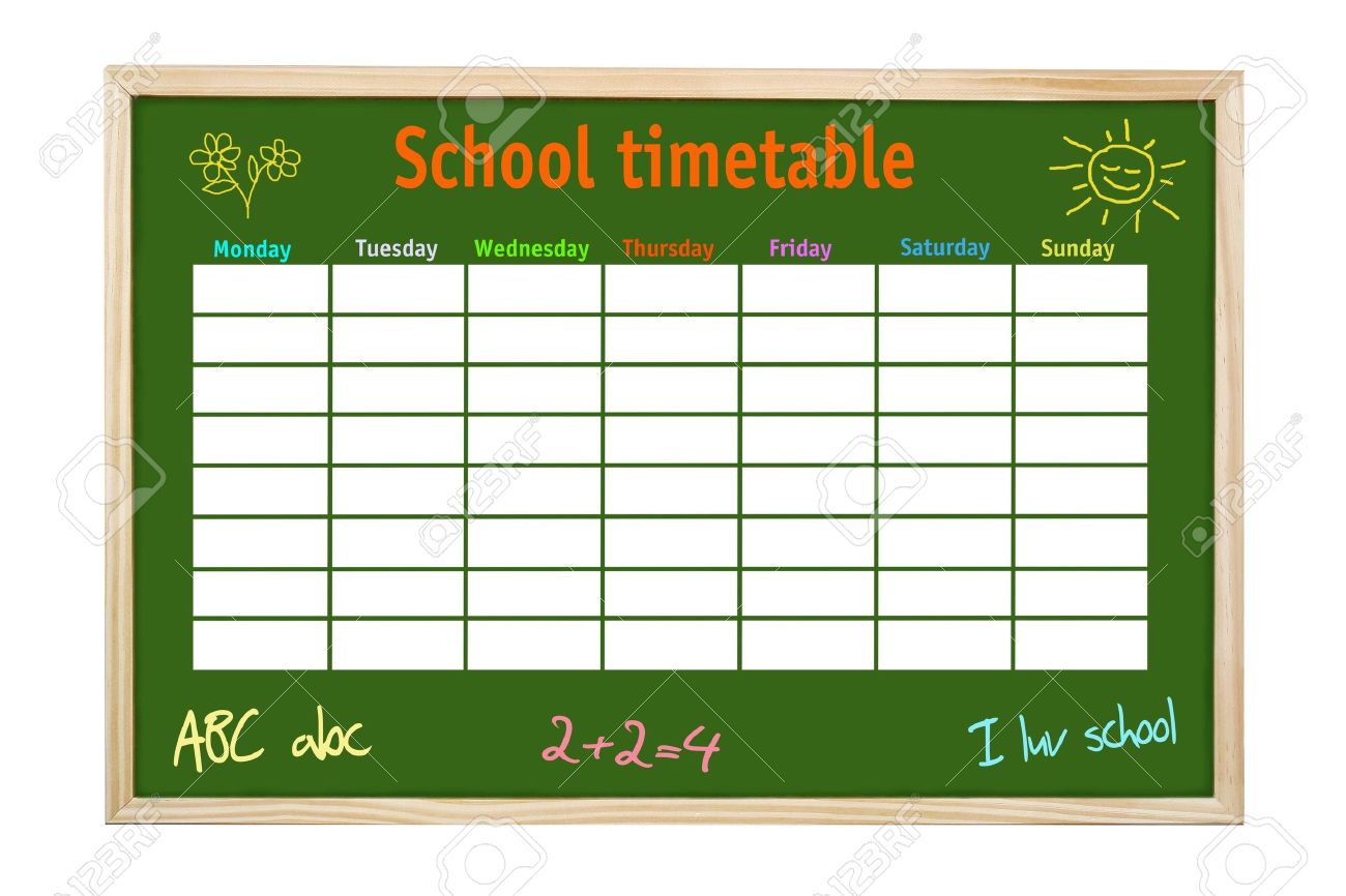 green board in wooden