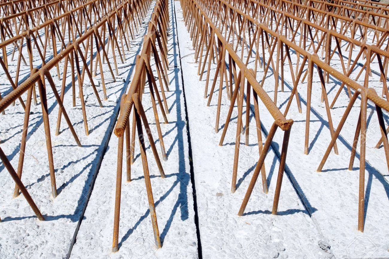 Prefabricated Concrete Floor Beams With Embedded Reinforcement