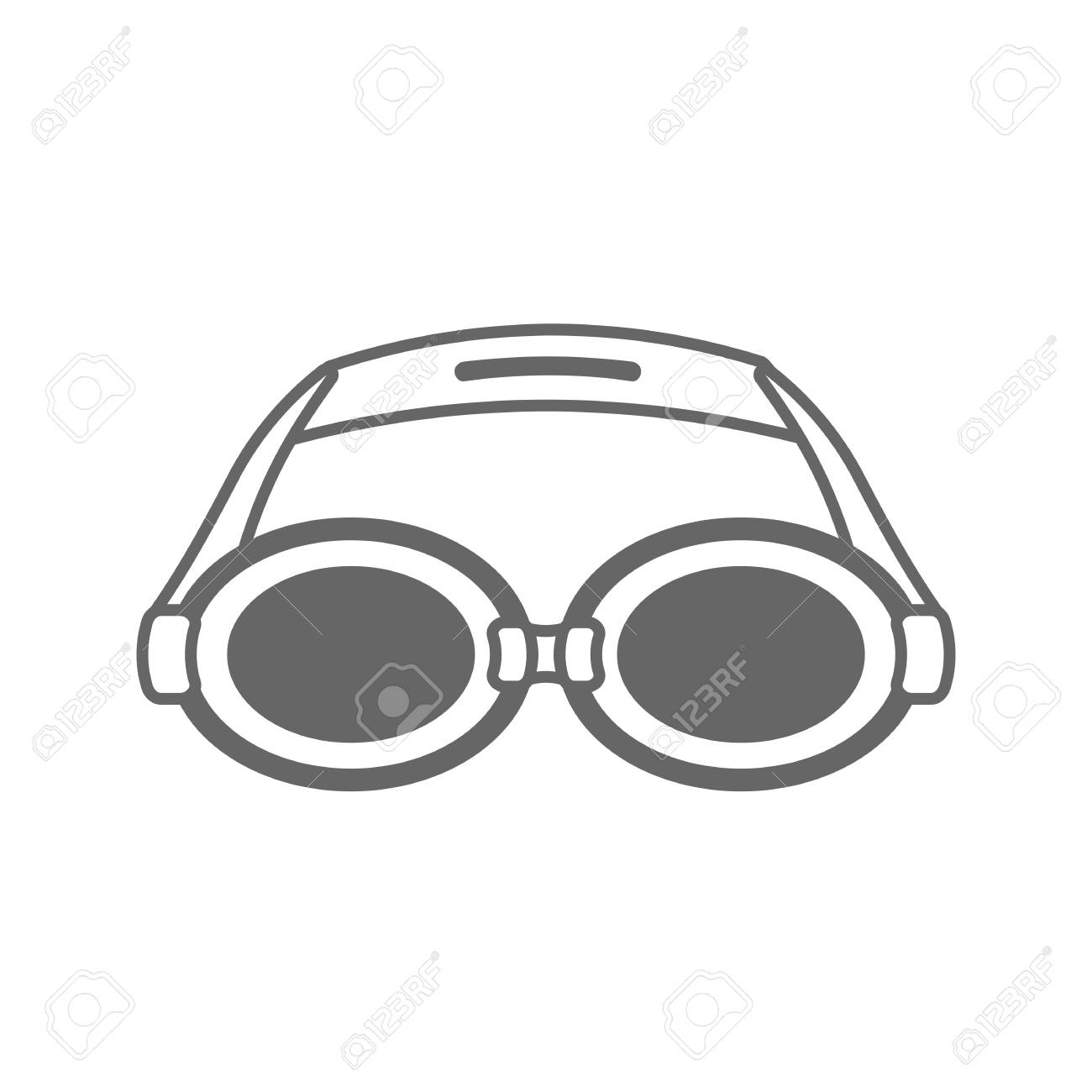 goggles outline