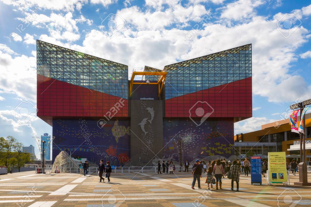 Japan Nov 19 15 Osaka Aquarium Kaiyukan In Tempozan Harbor Stock Photo Picture And Royalty Free Image Image