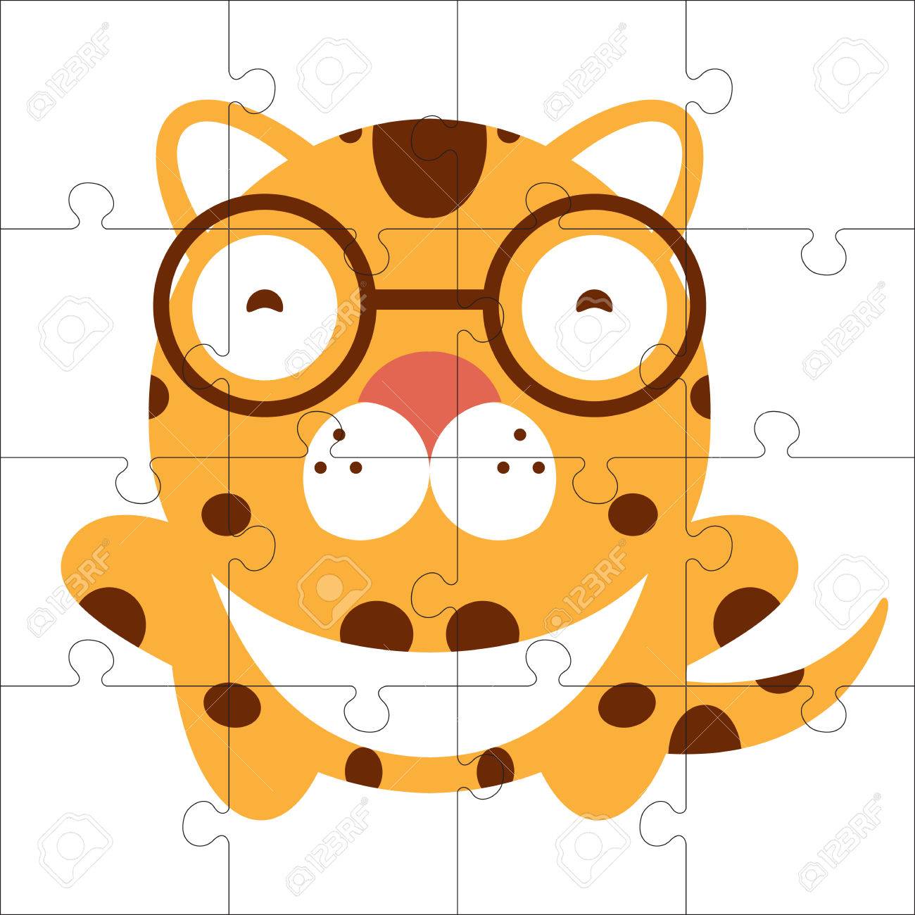 Vecteur Jeu De Puzzle Pour Les Enfants Puzzle Avec Le Chat Jeu De Puzzle Pour Enfant Visuel Rebus Puzzle Jeu Educatif Pour Les Enfants D Age Prescolaire Clip Art Libres De Droits