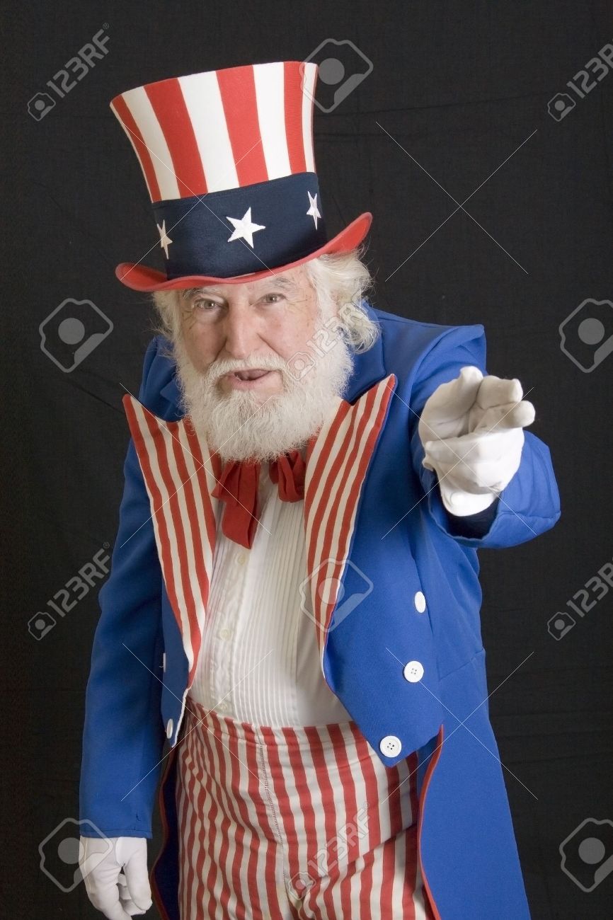 an old man dressed as uncle sam - 2704931 an old man dressed as uncle sam - 2704931