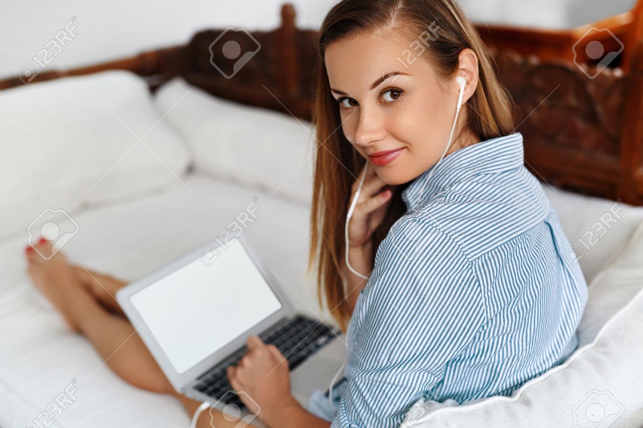 female laptop